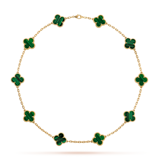 COLLANA I LUXE GREEN NECKLACE