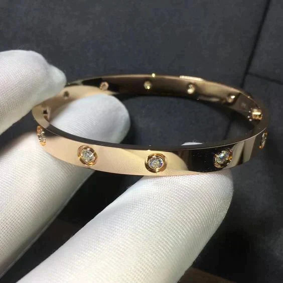 FINET I ROSE GOLD BRACELET - DIAMOND