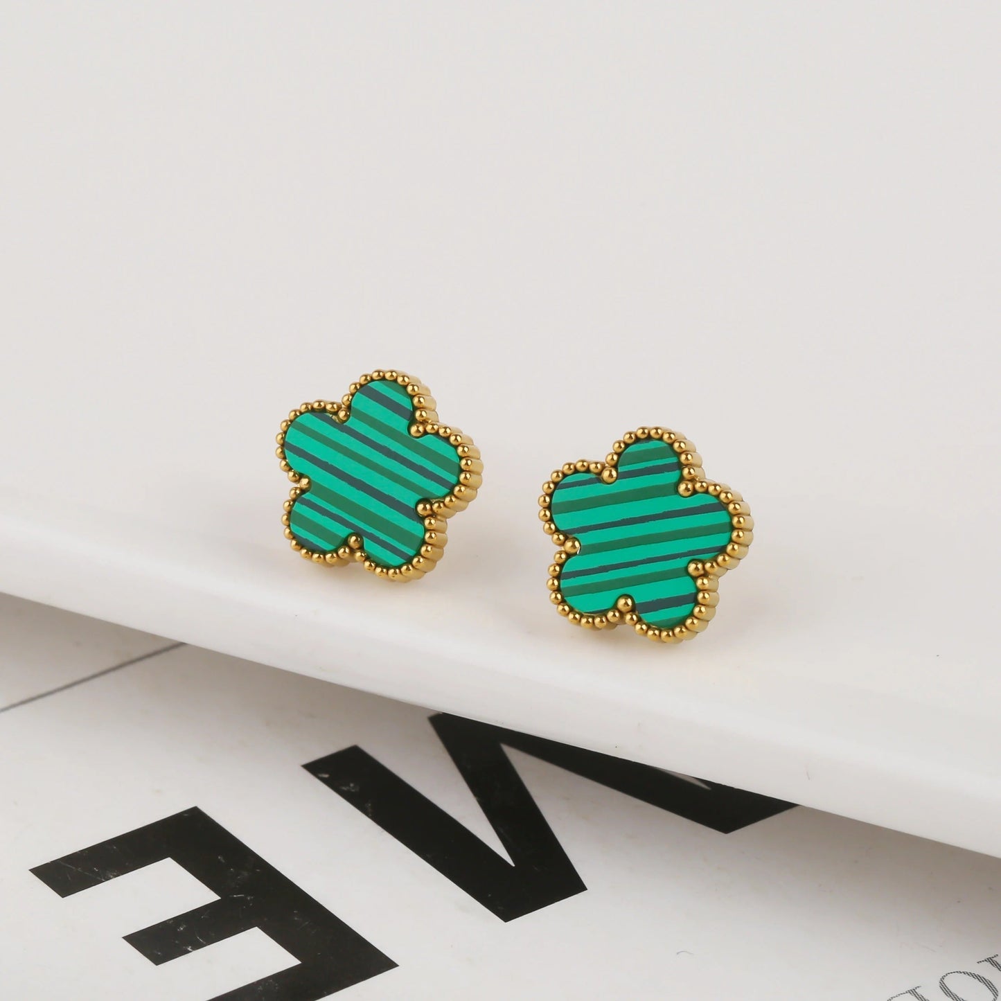 TRIFOGLIO | GREEN EARRINGS